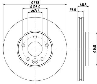 Hella Pagid 8DD 355 126-561