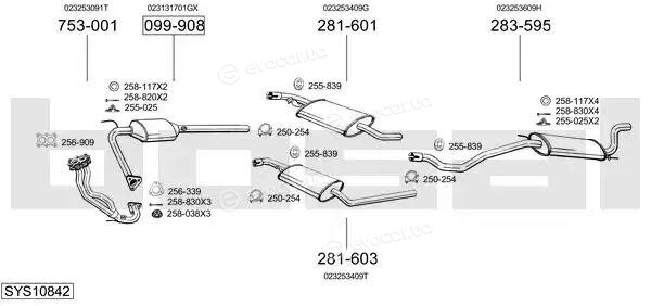 Bosal SYS10842