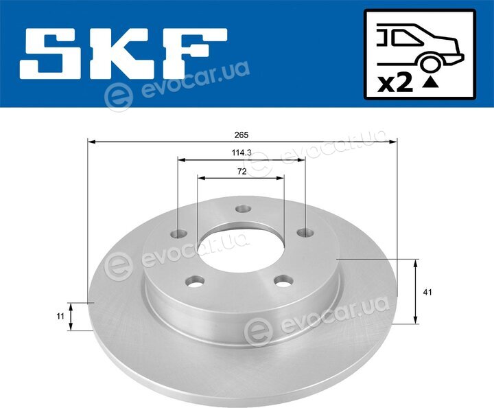SKF VKBD 90740 S2