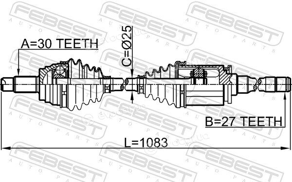 Febest 1914-E70RH