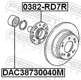 Febest DAC38730040M