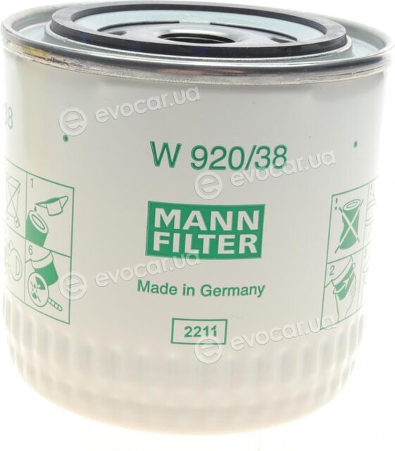 Mann W 920/38