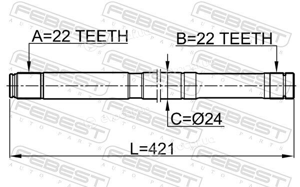 Febest 0212-B10MTLH