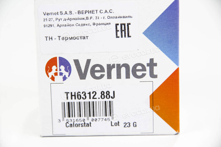 Vernet / Calorstat TH6312.88J