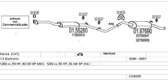 MTS C320035004809