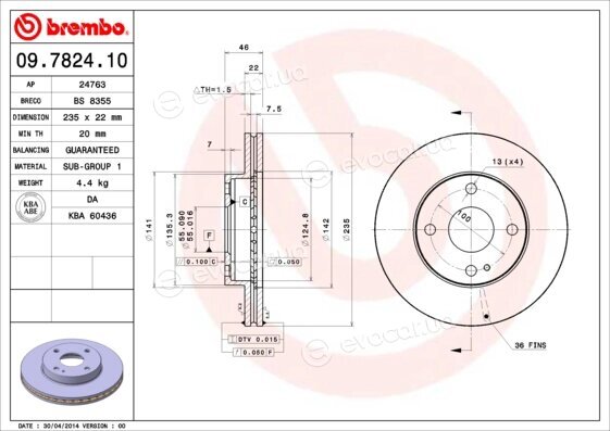 Brembo 09.7824.10