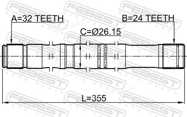 Febest 0112-CDT220LH