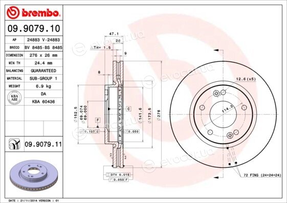 Brembo 09.9079.11