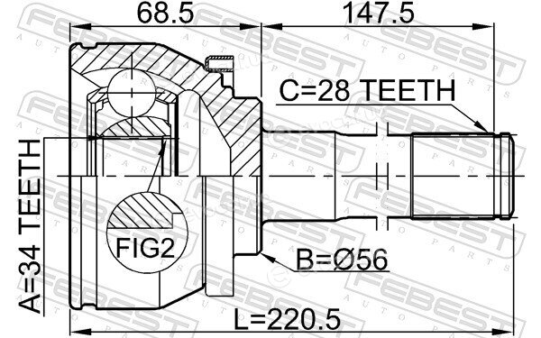 Febest 1210-TER