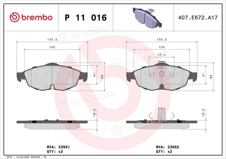 Brembo P 11 016