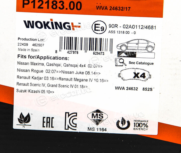 Woking P12183.00