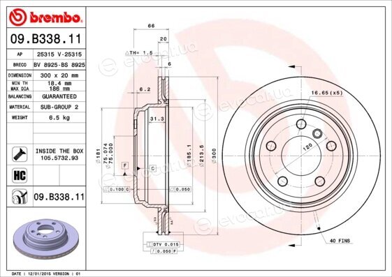 Brembo 09.B338.11