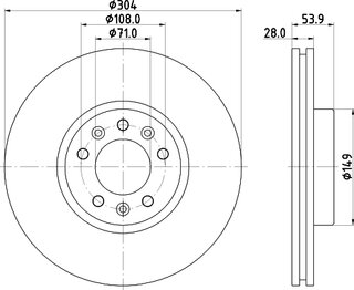 Hella Pagid 8DD 355 125-411