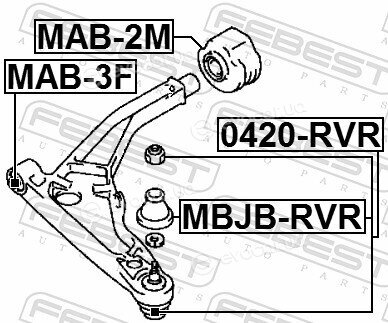 Febest 0420-RVR