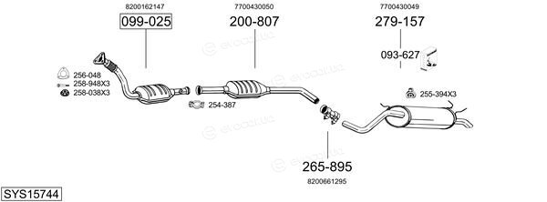 Bosal SYS15744