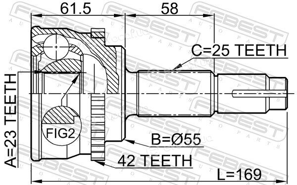 Febest 0210-017A42