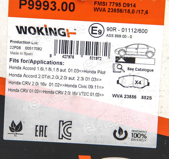 Woking P9993.00