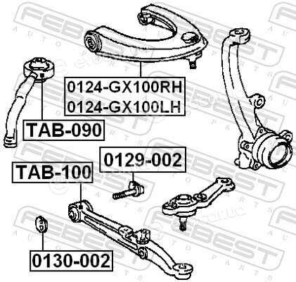 Febest 0124-GX100LH