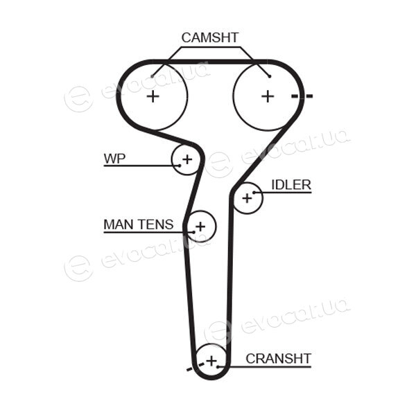 Gates K015423XS