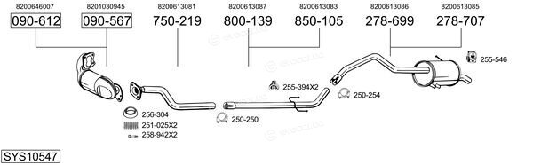 Bosal SYS10547