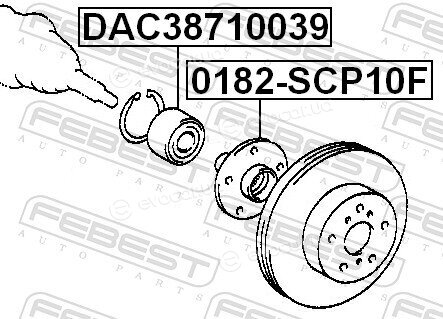 Febest DAC38710039