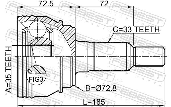 Febest 3210-ESCIII