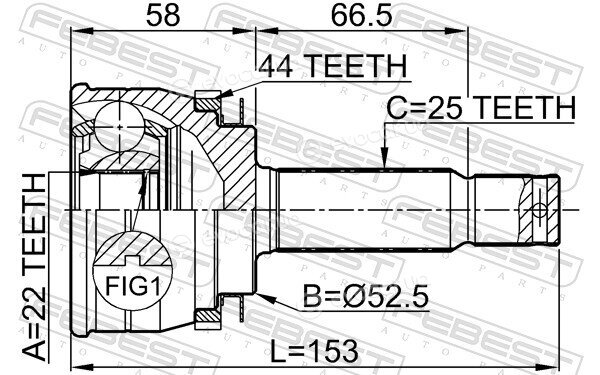 Febest 1210-ACCA44