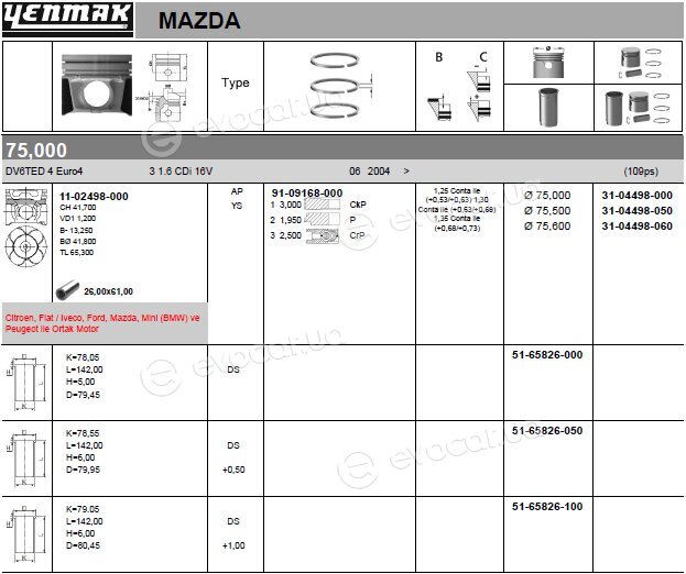 Yenmak 31-04498-050