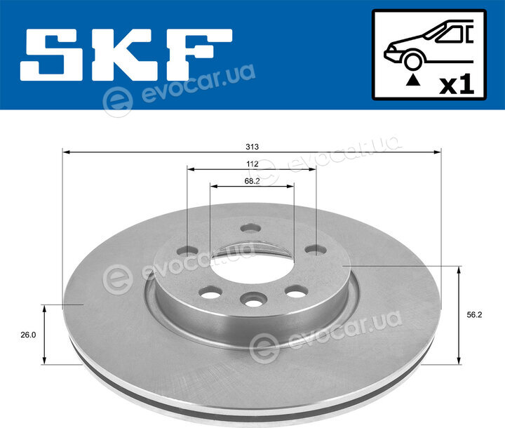 SKF VKBD 80557 V1