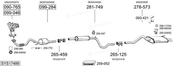 Bosal SYS17489