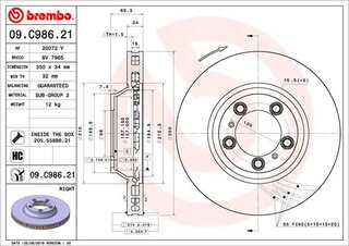 Brembo 09.C986.21