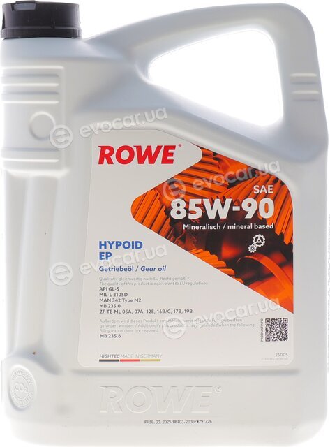 Rowe 25005-0050-99