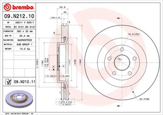 Brembo 09.N212.11