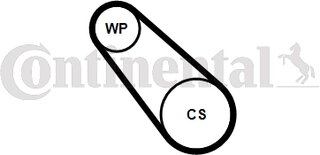 Continental 3PK725 ELAST WP1