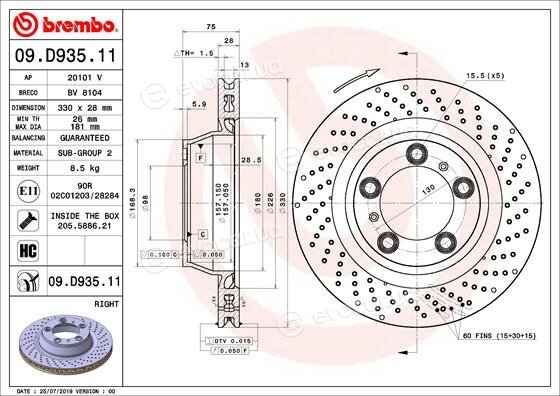 Brembo 09.D935.11
