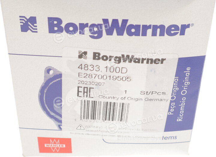 Wahler / BorgWarner 4833.100D