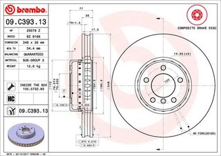Brembo 09.C393.13