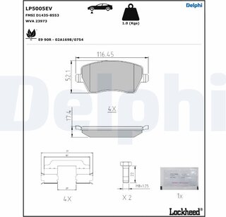 Delphi LP5005EV