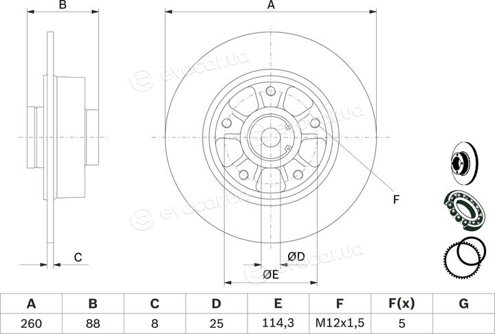 Bosch 0 986 479 C87