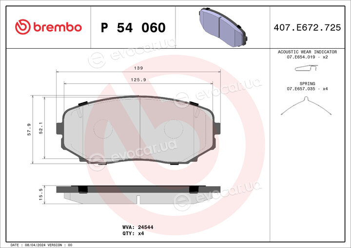 Brembo P54060