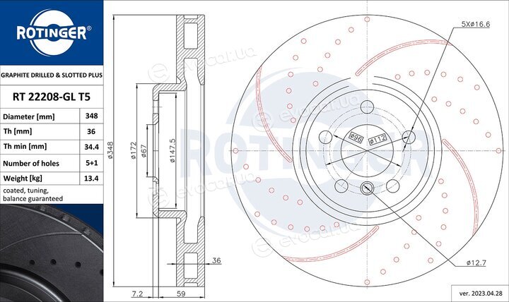 Rotinger RT 22208-GL T5