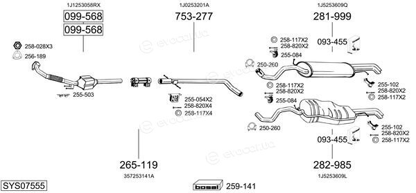 Bosal SYS07555