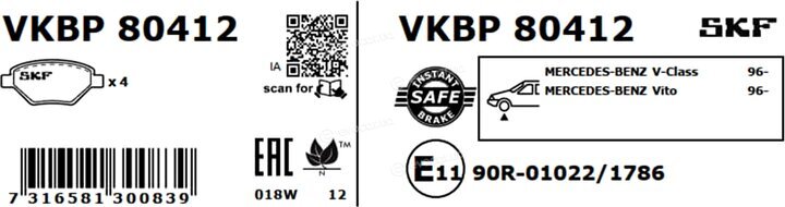 SKF VKBP 80412