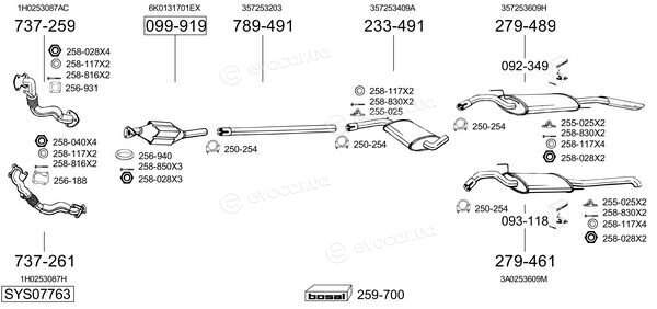 Bosal SYS07763