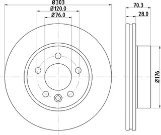 Hella Pagid 8DD 355 125-561