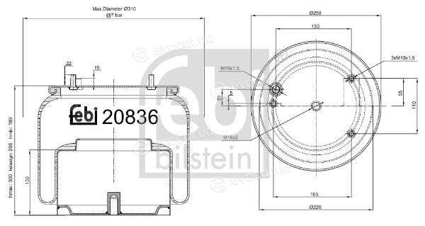 Febi 20836