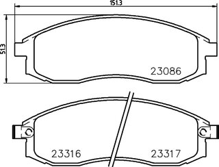 Hella Pagid 8DB 355 006-731