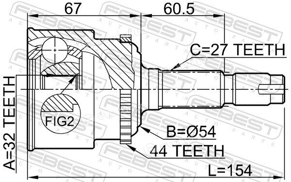 Febest 0810-029A44