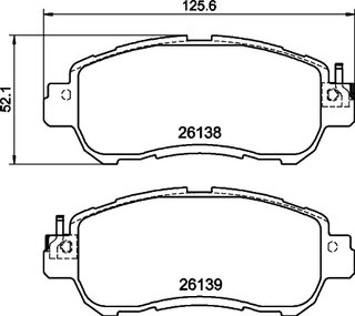 Hella Pagid 8DB 355 040-571