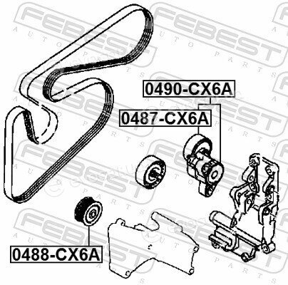 Febest 0487-CX6A